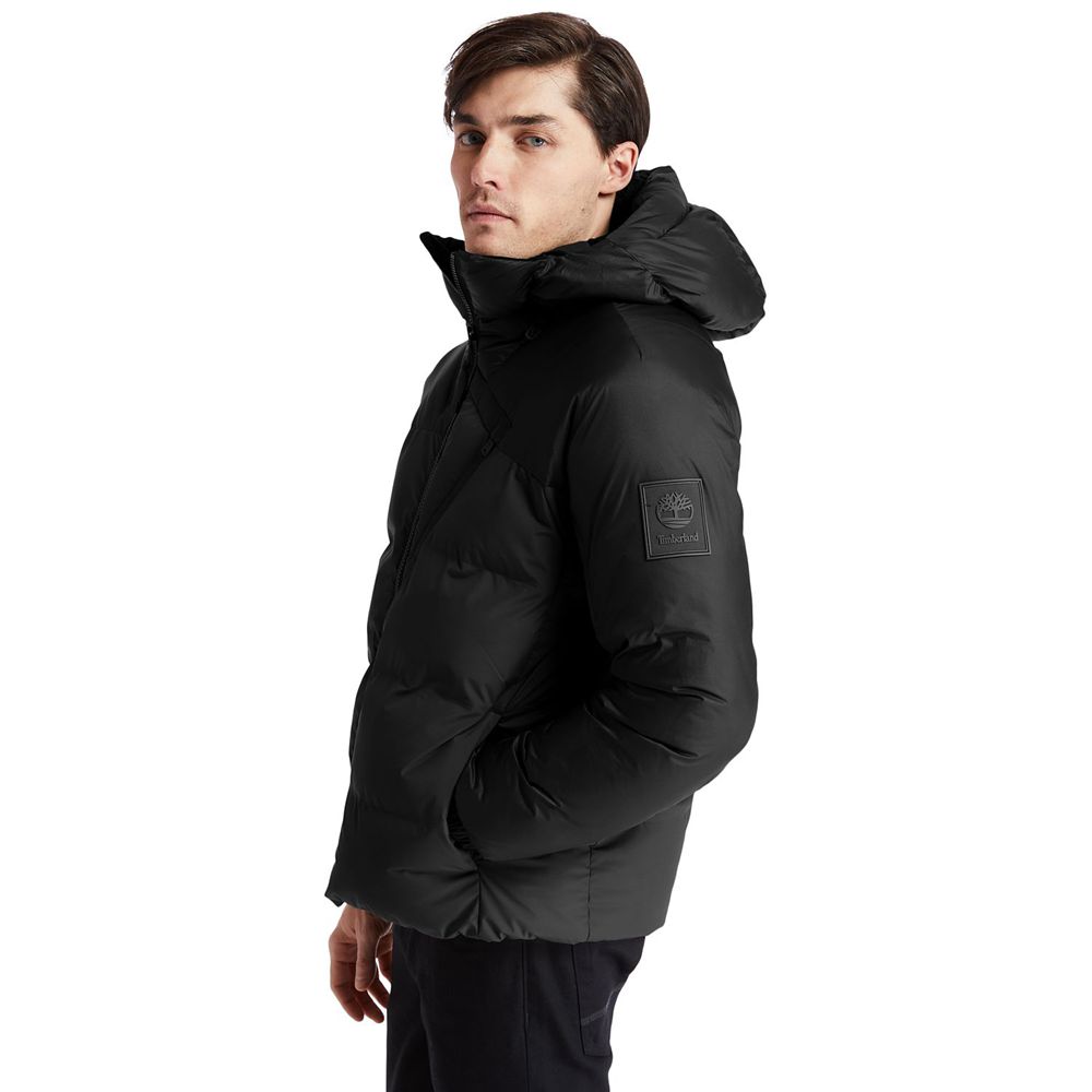 Timberland Μπουφαν Ανδρικα Μαυρα - Neo Summit Hooded Χειμώνας - Greece 5903126-SH